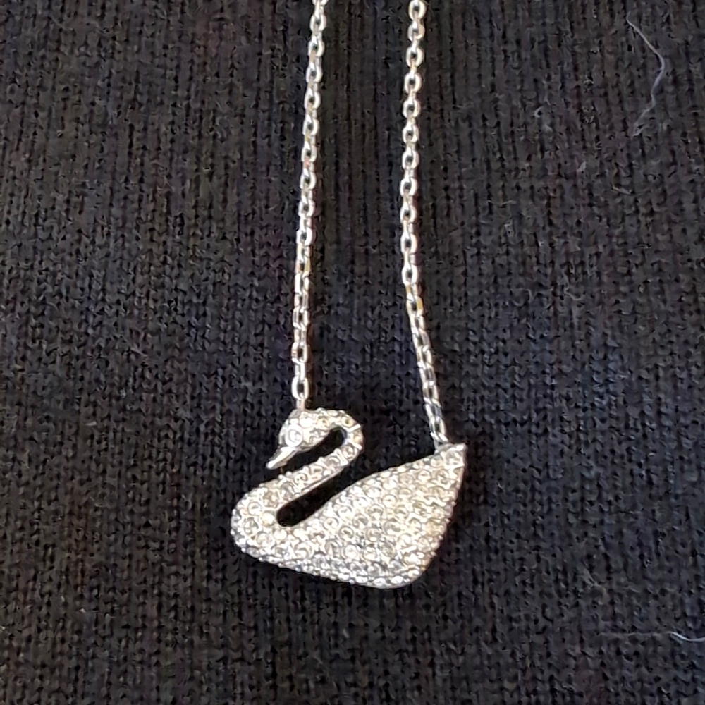 Swarovski Swan Necklace